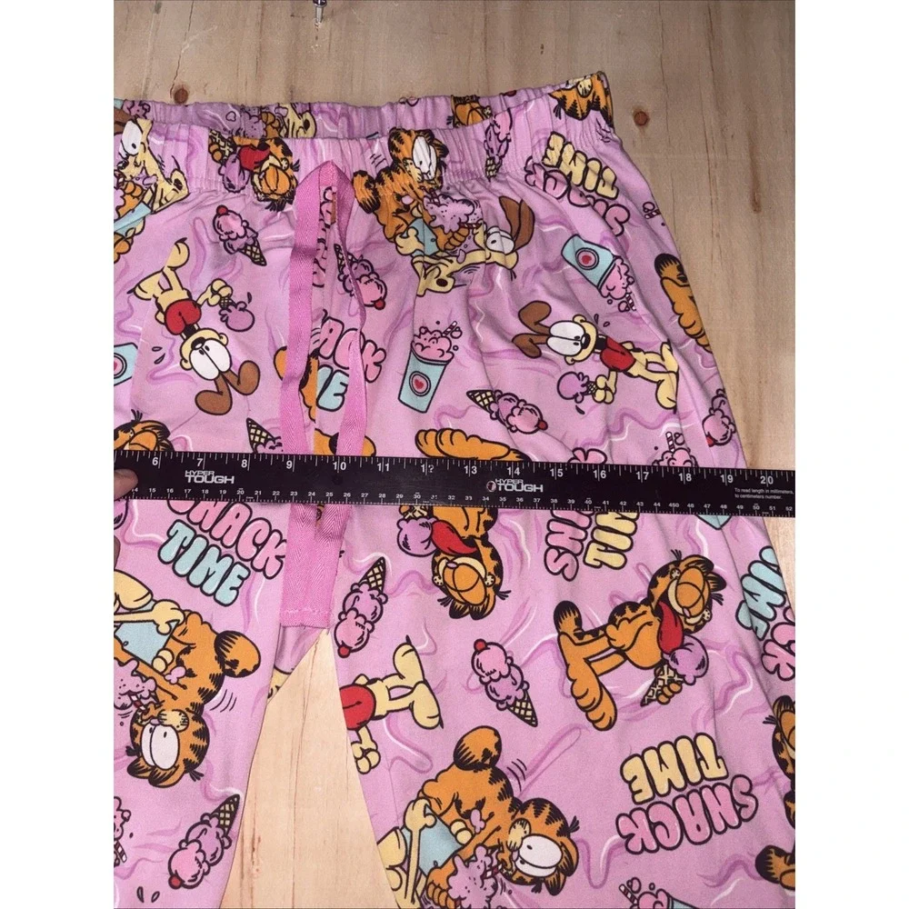 Garfield All Over Print Lounge Sleep Pants Pajama Bottoms Pockets Adult M Medium
